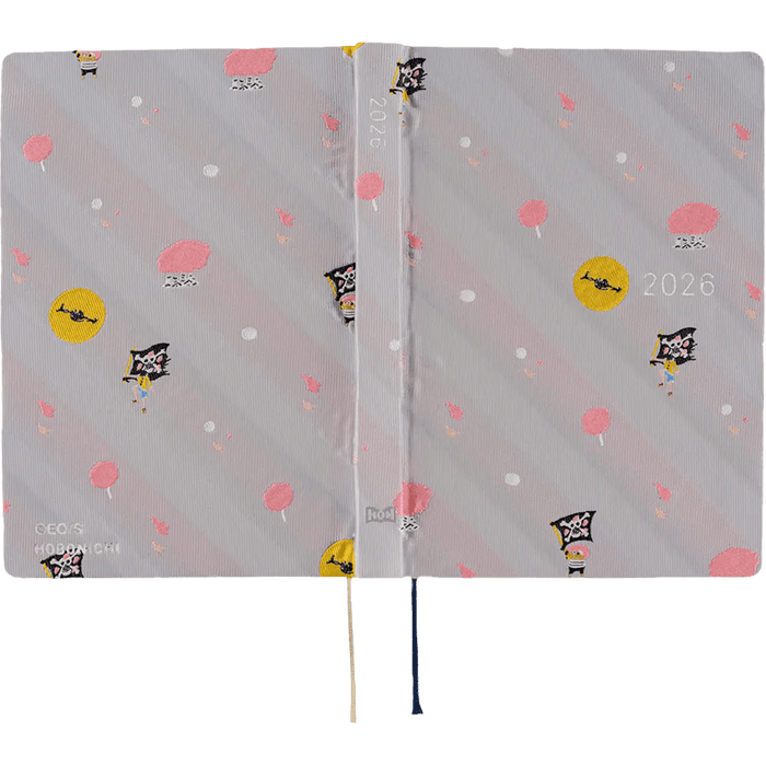 Hobonichi HON Hard Cover Japanese Book - ONE PIECE Magazine: Hiriluk’s Cherry Blossoms - A6 (January Start) - Pen Boutique Ltd