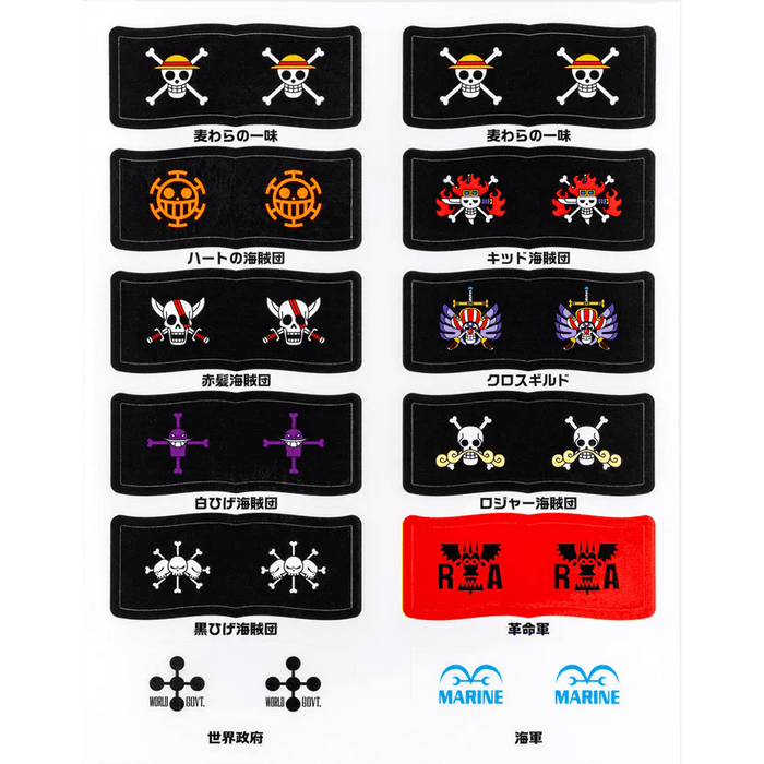 Hobonichi Index Stickers - ONE PIECE Magazine: Pirate Flag - Pen Boutique Ltd