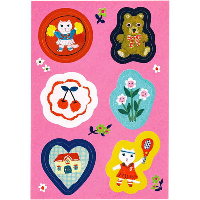 Hobonichi Mini Letter Set - Yumi Kitagishi: White Cat - Pen Boutique Ltd