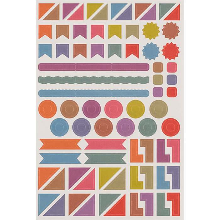 Hobonichi Sticker Set - TSUKI no IRO (Schedule) - Pen Boutique Ltd