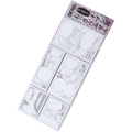 Hobonichi Sticky Notes - ONE PIECE Magazine: Sparkling Silver “Old Guys” - Pen Boutique Ltd