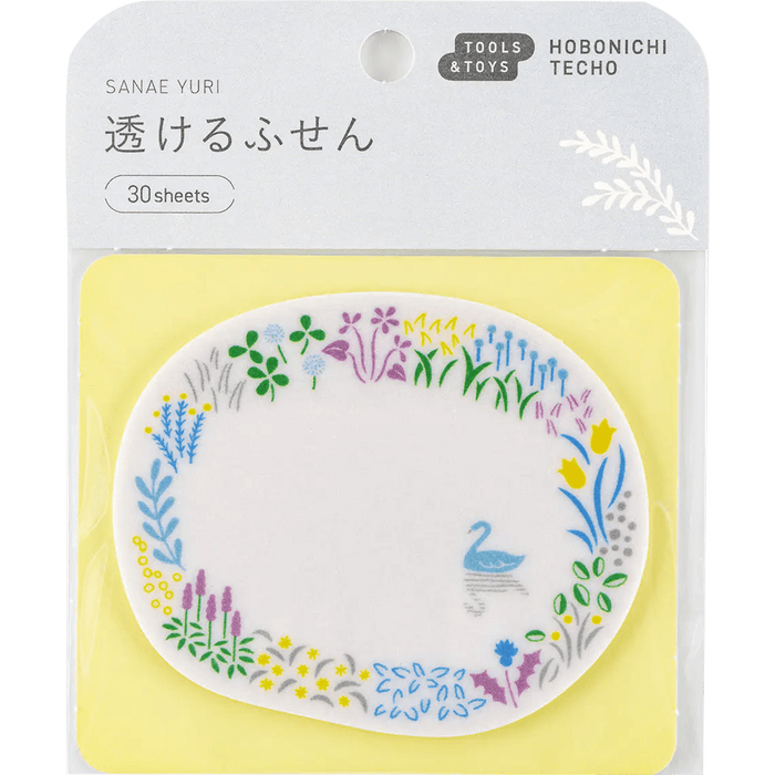 Hobonichi Sticky Notes - Yuri Sanae: See - Through (Forest Lake) - Pen Boutique Ltd