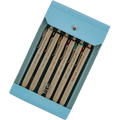 Hobonichi Uniball One Pens [July - Dec Set] in Original Case - TSUKI no IRO - Pen Boutique Ltd