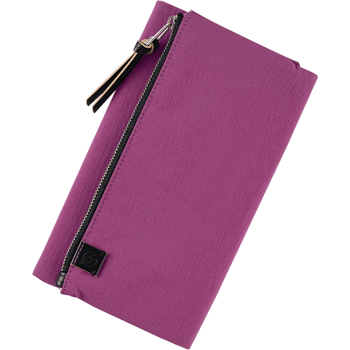 Hobonichi Weeks Cover - Tragen: Purple - Tall & Slim - Zipper Closure - Pen Boutique Ltd