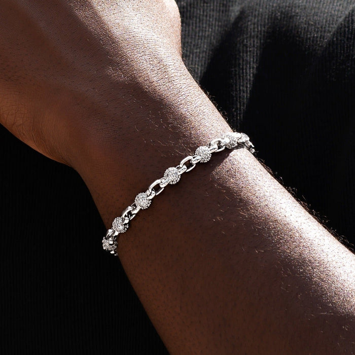 Iced Ball Box Bracelet