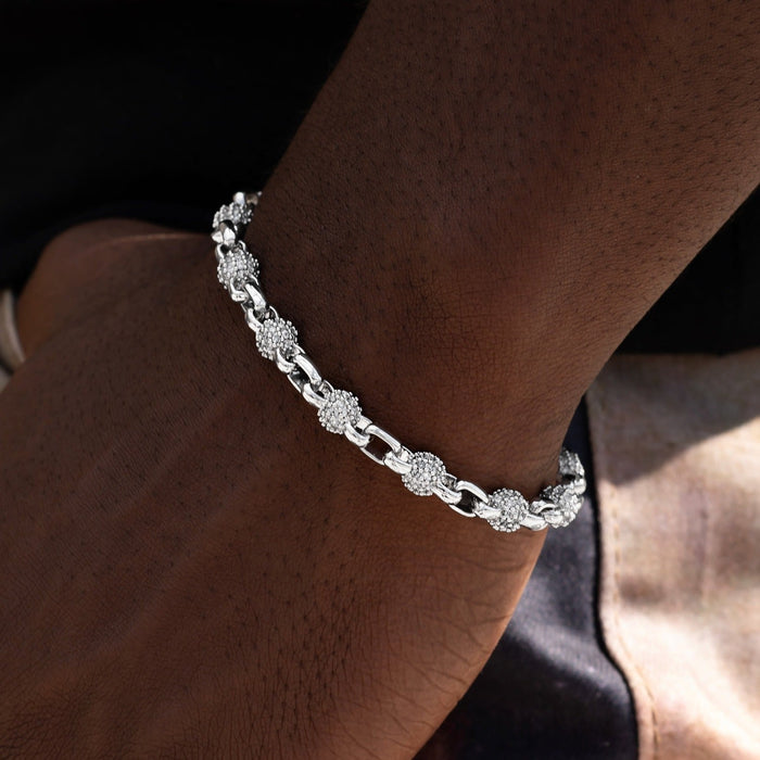 Iced Ball Box Bracelet