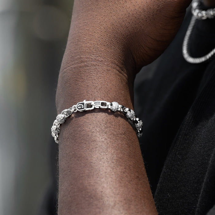 Iced Ball Box Bracelet