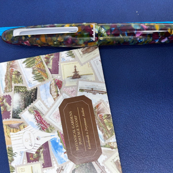 Esterbrook Estie Fountain Pen - Botanical Garden - Palladium (Oversized)-Pen Boutique Ltd