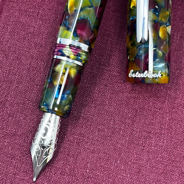 Esterbrook Estie Fountain Pen - Botanical Garden - Palladium (Standard)-Pen Boutique Ltd