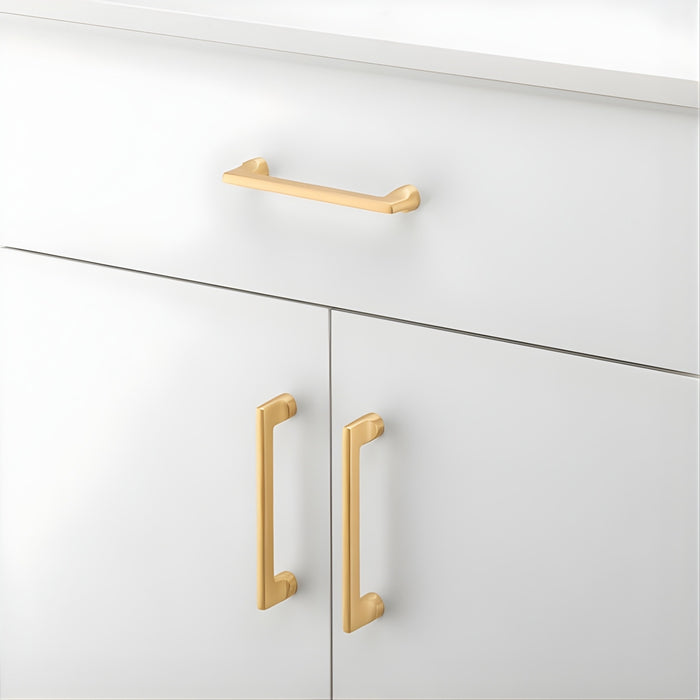 Lifestyle Iver Baltimore 128mm Cabinet Pull Handle Brushed Brass 20886 - The Blue Space