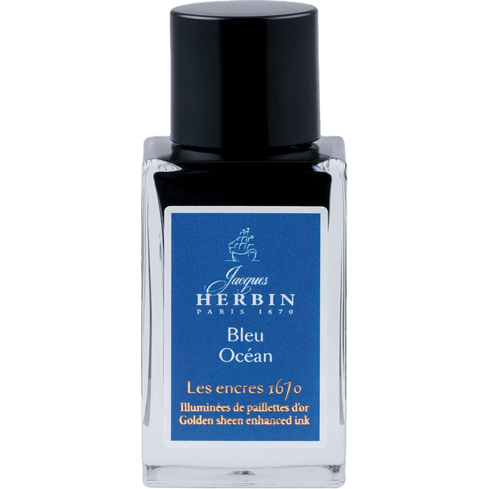 J. Herbin 1670 Anniversary Ink - Blue Ocean - 15ml - Pen Boutique Ltd