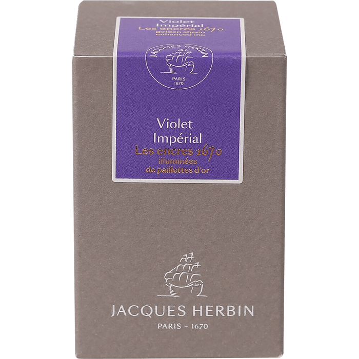 J. Herbin 1670 Anniversary Ink - Violet Impérial - 50ml - Pen Boutique Ltd