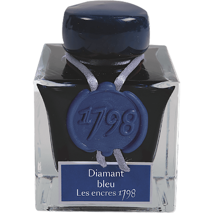 J. Herbin 1798 Anniversary Bottled Ink - Diamant Bleu - Pen Boutique Ltd