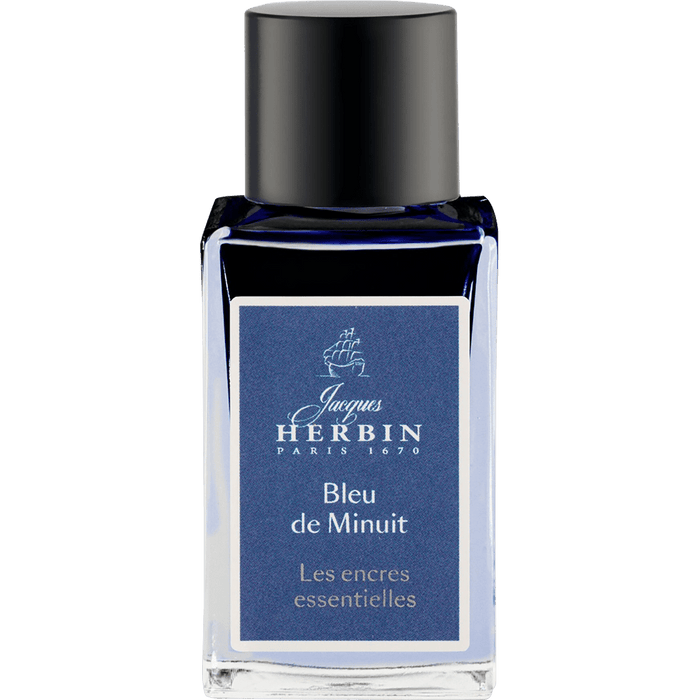 J. Herbin 1798 Essential Bottled Ink - Bleu de Minuit - 15ml - Pen Boutique Ltd