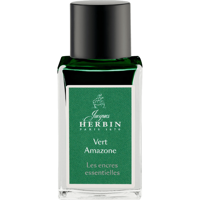 J. Herbin 1798 Essential Bottled Ink - Vert Amazone - 15ml - Pen Boutique Ltd
