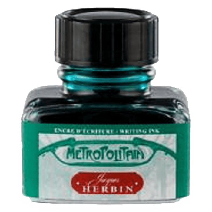 J. Herbin 30ml Bottled Ink Metropolitain - Green - Pen Boutique Ltd