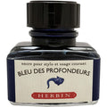 J. Herbin Ink Bottle - Bleu Des Profondeurs - 30ml - Pen Boutique Ltd