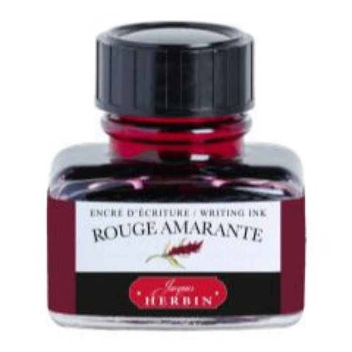 J. Herbin Ink Bottle - Rouge Amarante - 30ml - Pen Boutique Ltd