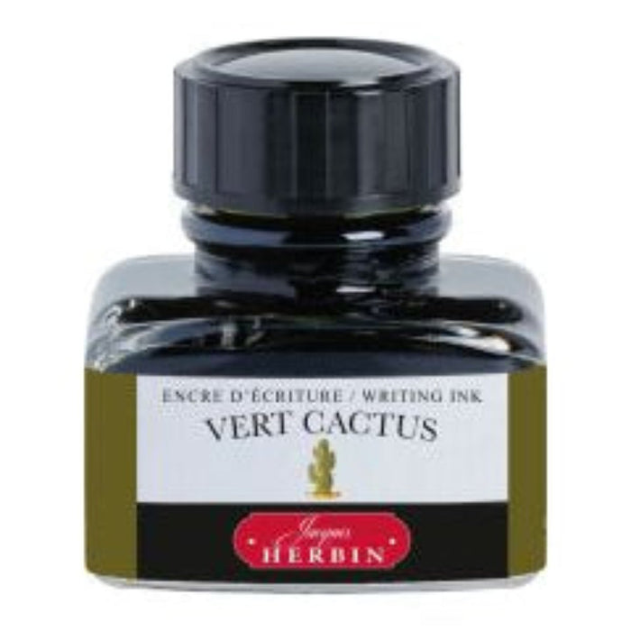 J. Herbin Ink Bottle - Vert Cactus - 30ml - Pen Boutique Ltd