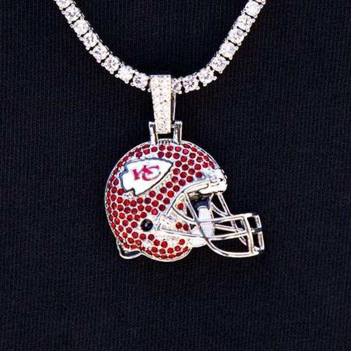 Kansas City Chiefs Helmet Pendant - The GLD Shop