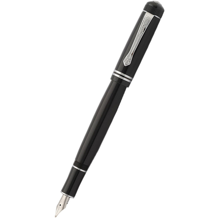 Kaweco Dia2 Fountain Pen - Chrome Trim - Black - Pen Boutique Ltd