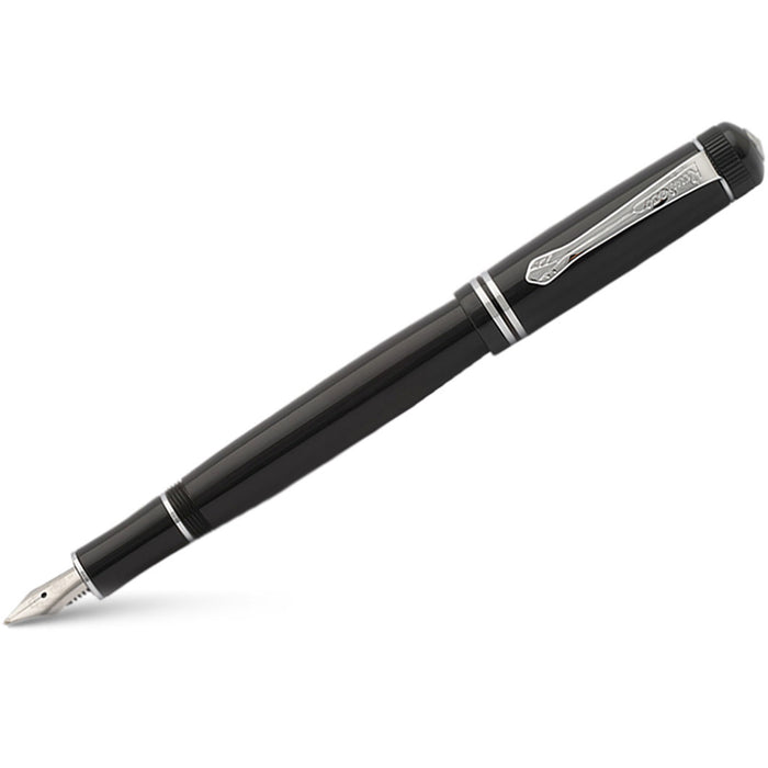 Kaweco Dia2 Fountain Pen - Chrome Trim - Black - Pen Boutique Ltd