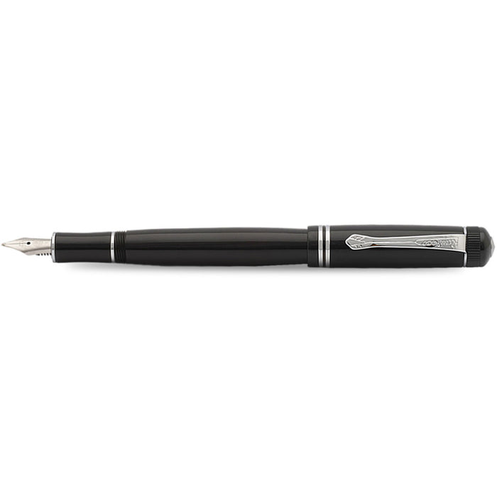 Kaweco Dia2 Fountain Pen - Chrome Trim - Black - Pen Boutique Ltd