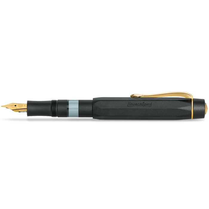 Kaweco Sport Piston FIller Fountain Pen - Solo Black - Pen Boutique Ltd