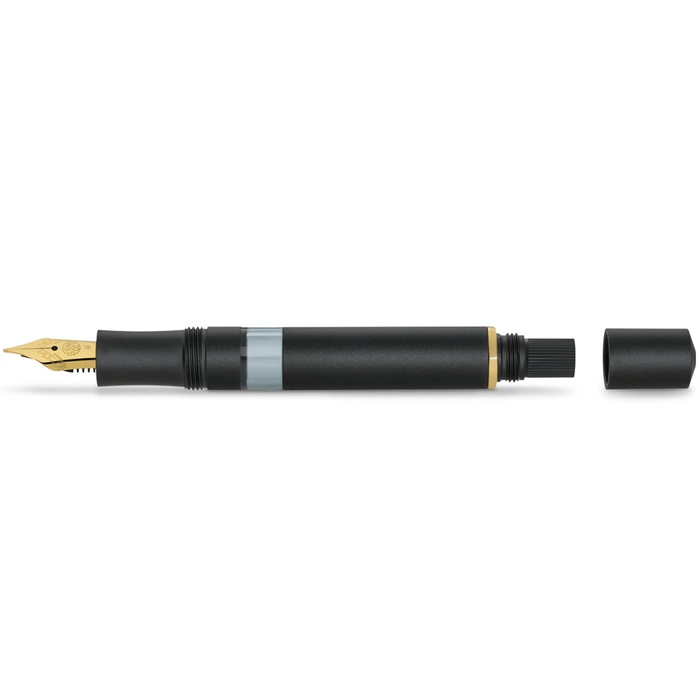 Kaweco Sport Piston FIller Fountain Pen - Solo Black - Pen Boutique Ltd