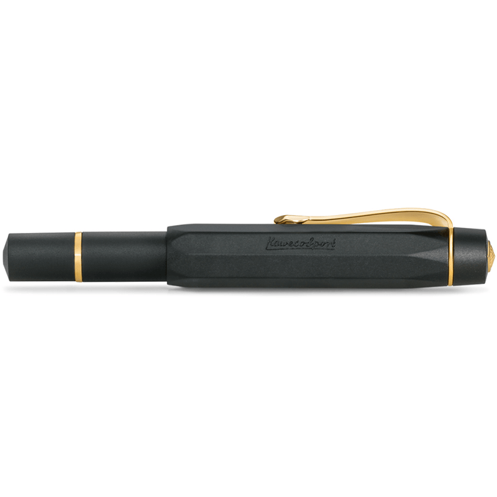 Kaweco Sport Piston FIller Fountain Pen - Solo Black - Pen Boutique Ltd