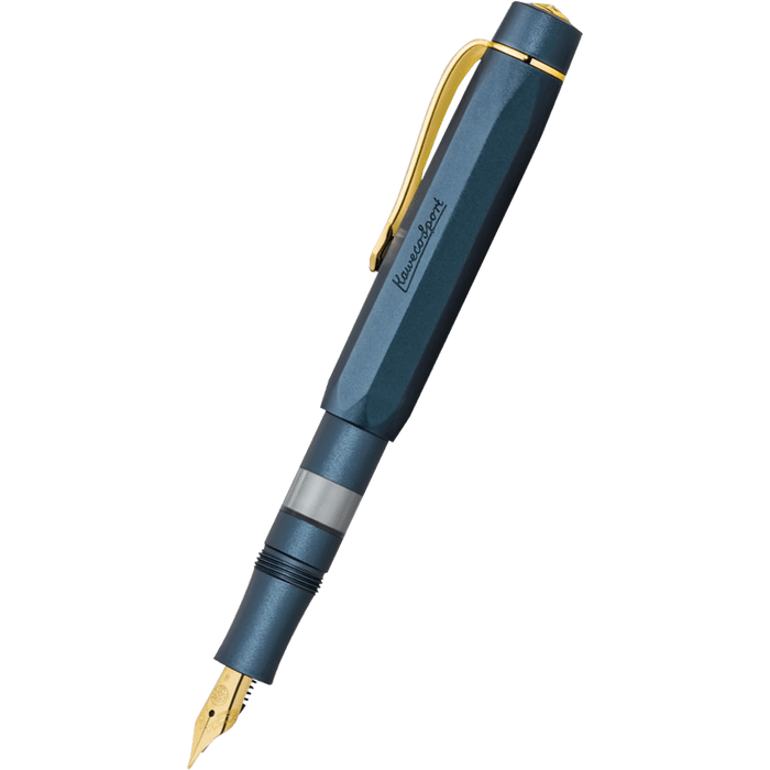 Kaweco Sport Piston Filler Fountain Pen - Solo Navy - Gold Trim - Pen Boutique Ltd