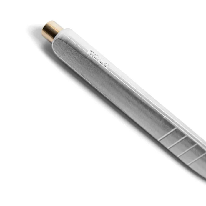 Kolo Tino Ballpoint Pen - Raw Aluminum - Pen Boutique Ltd