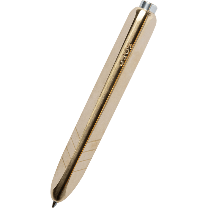 Kolo Tino Ballpoint Pen - Raw Brass - Pen Boutique Ltd