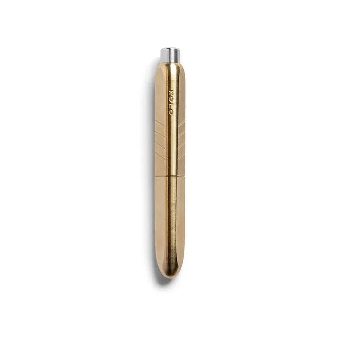 Kolo Tino Fountain Pen - Raw Brass - Pen Boutique Ltd