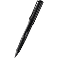 Lamy Safari Fountain Pen - All Black Glossy (Special Edition) + FREE Multi Ring - Pen Boutique Ltd