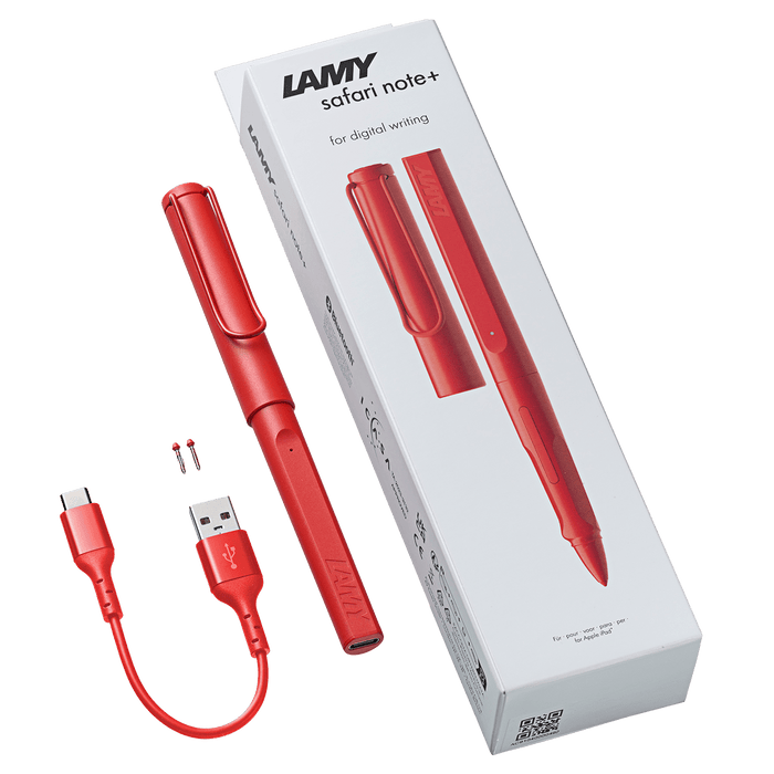 Lamy Safari Note + Stylus Pen - Red (Gloss) - Pen Boutique Ltd