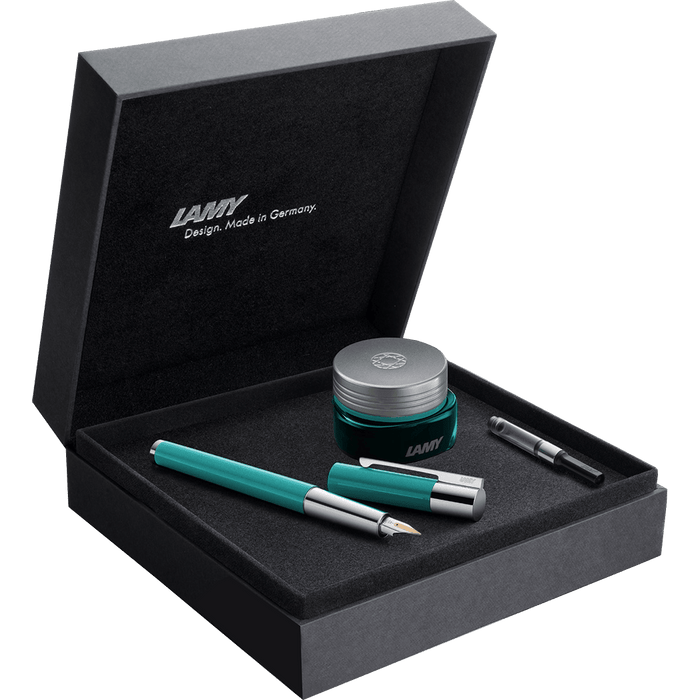 Lamy Scala Fountain Pen Set - Majestic Jade (Limited - Edition) 14k Fine Point - Pen Boutique Ltd