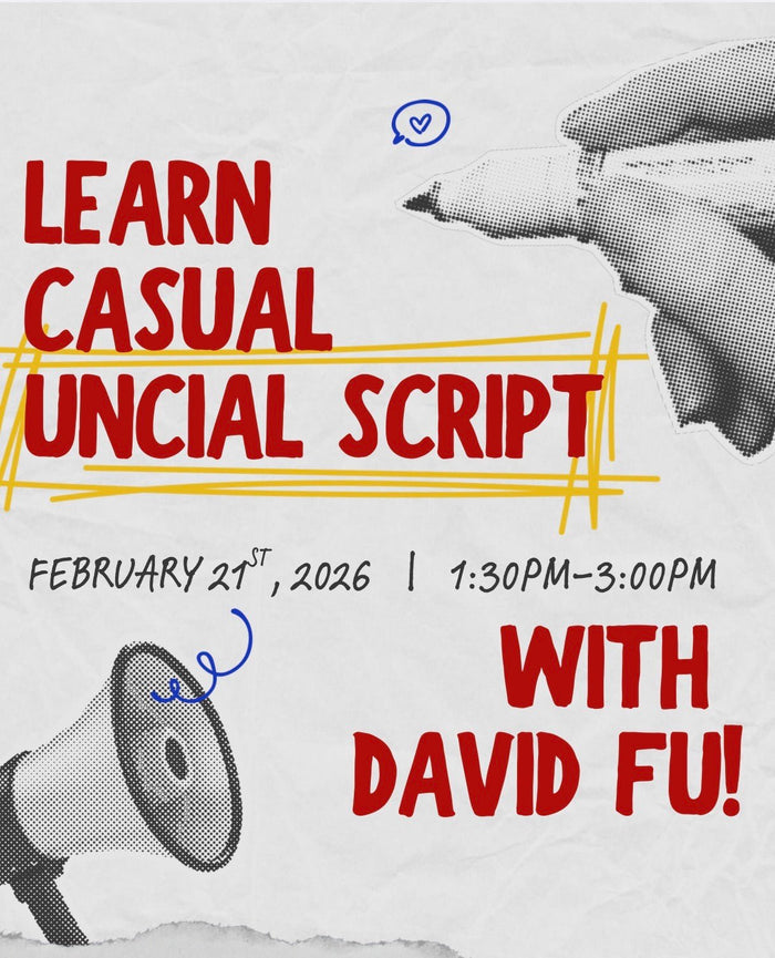 Learn Casual Uncial w/ David Fu! - Pen Boutique Ltd
