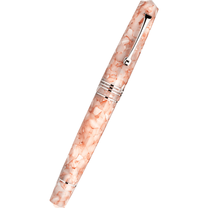 Leonardo Momento Zero Fountain Pen - Angel Skin - Silver Trim - Pen Boutique Ltd