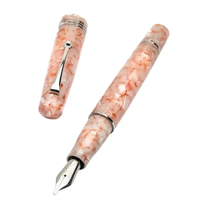 Leonardo Momento Zero Fountain Pen - Angel Skin - Silver Trim - Pen Boutique Ltd