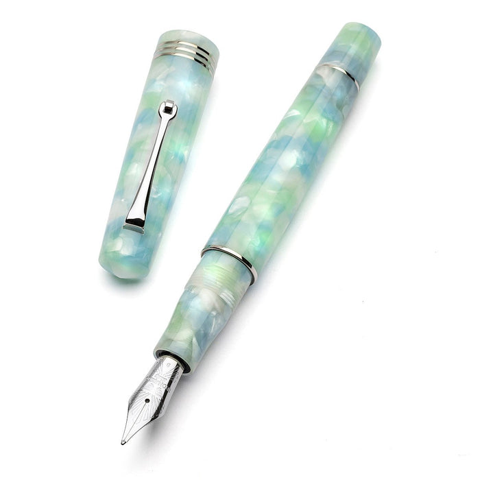 Leonardo Momento Zero Fountain Pen - Artica - Silver Trim - Pen Boutique Ltd