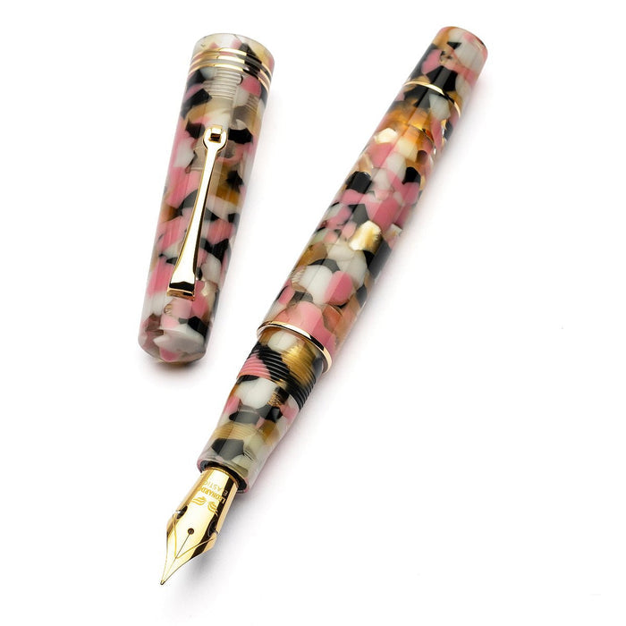 Leonardo Momento Zero Fountain Pen - Corricella - Gold Trim - Pen Boutique Ltd