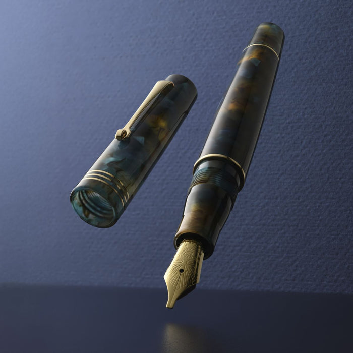 Leonardo Momento Zero Fountain Pen - Pausilya - Gold Trim - Pen Boutique Ltd