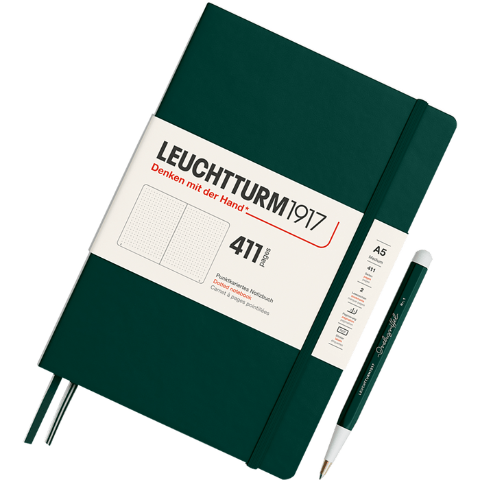 Leuchtturm 1917 411 Hardcover Notebook - A5 - Dotted - Pen Boutique Ltd
