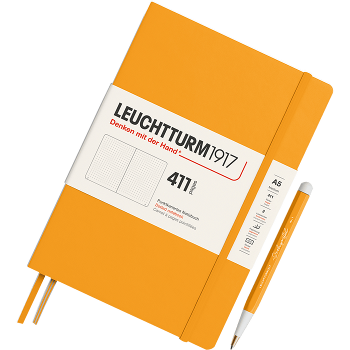 Leuchtturm 1917 411 Hardcover Notebook - A5 - Dotted - Pen Boutique Ltd