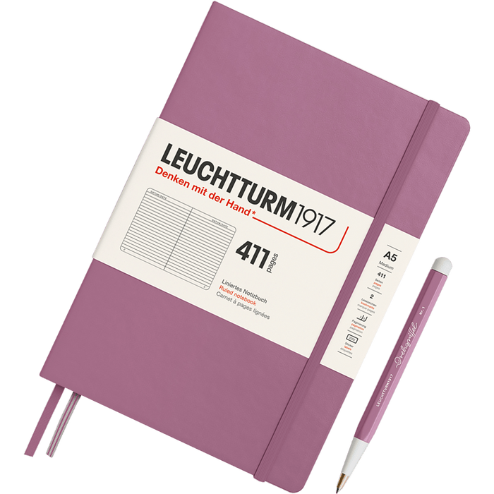 Leuchtturm 1917 411 Hardcover Notebook - A5 - Ruled - Pen Boutique Ltd