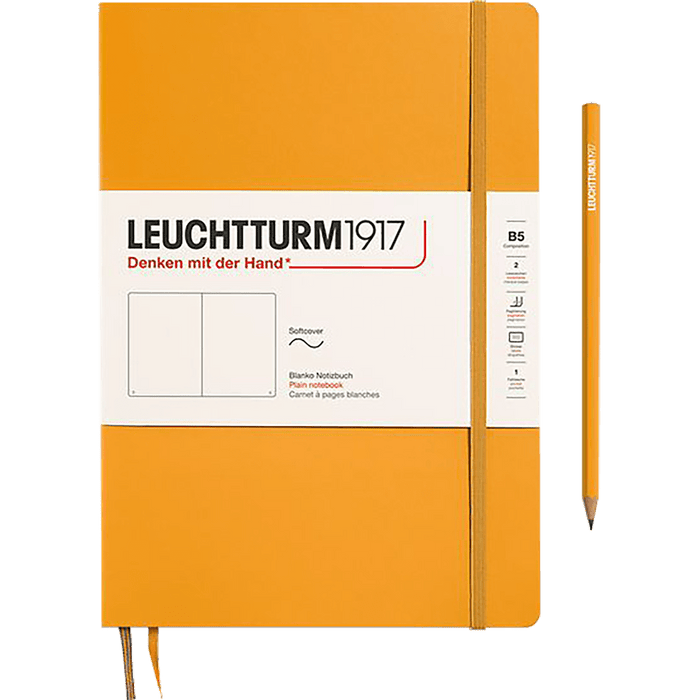 Leuchtturm 1917 411 Softcover Notebook - B5 - Plain - Pen Boutique Ltd