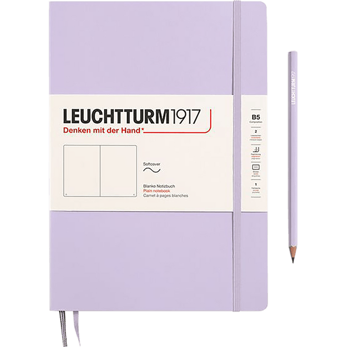 Leuchtturm 1917 411 Softcover Notebook - B5 - Plain - Pen Boutique Ltd