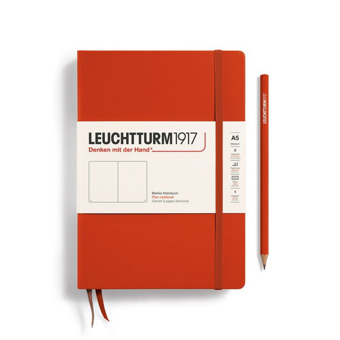 Leuchtturm 1917 Hardcover Notebook - A5 - Plain - Pen Boutique Ltd