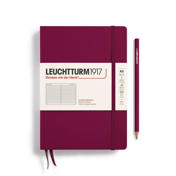 Leuchtturm 1917 Hardcover Notebook - A5 - Squared - Pen Boutique Ltd